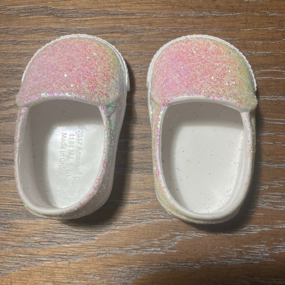 American Girl Truly Me 2017 Pink Athletic Slip On Shoes for 18" Doll